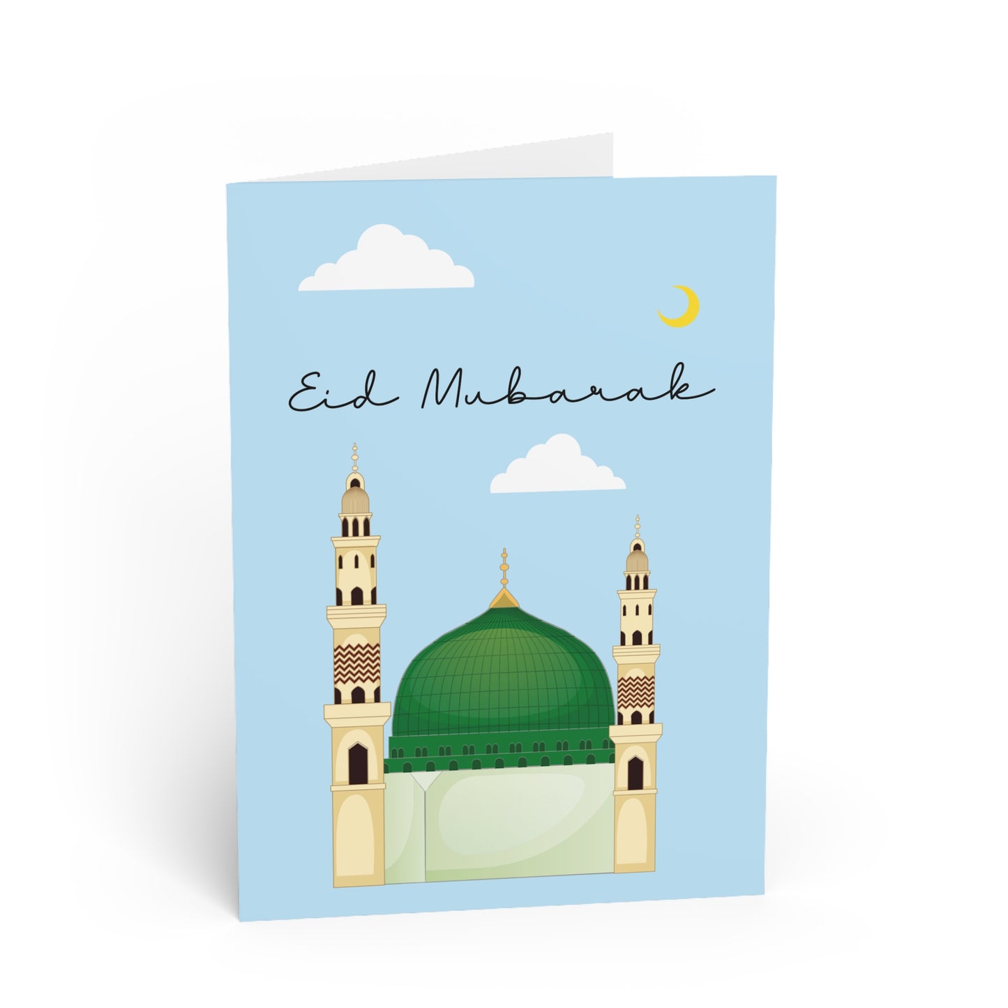 Islamische Grußkarte an-Nabawi in Madina Modern Eid