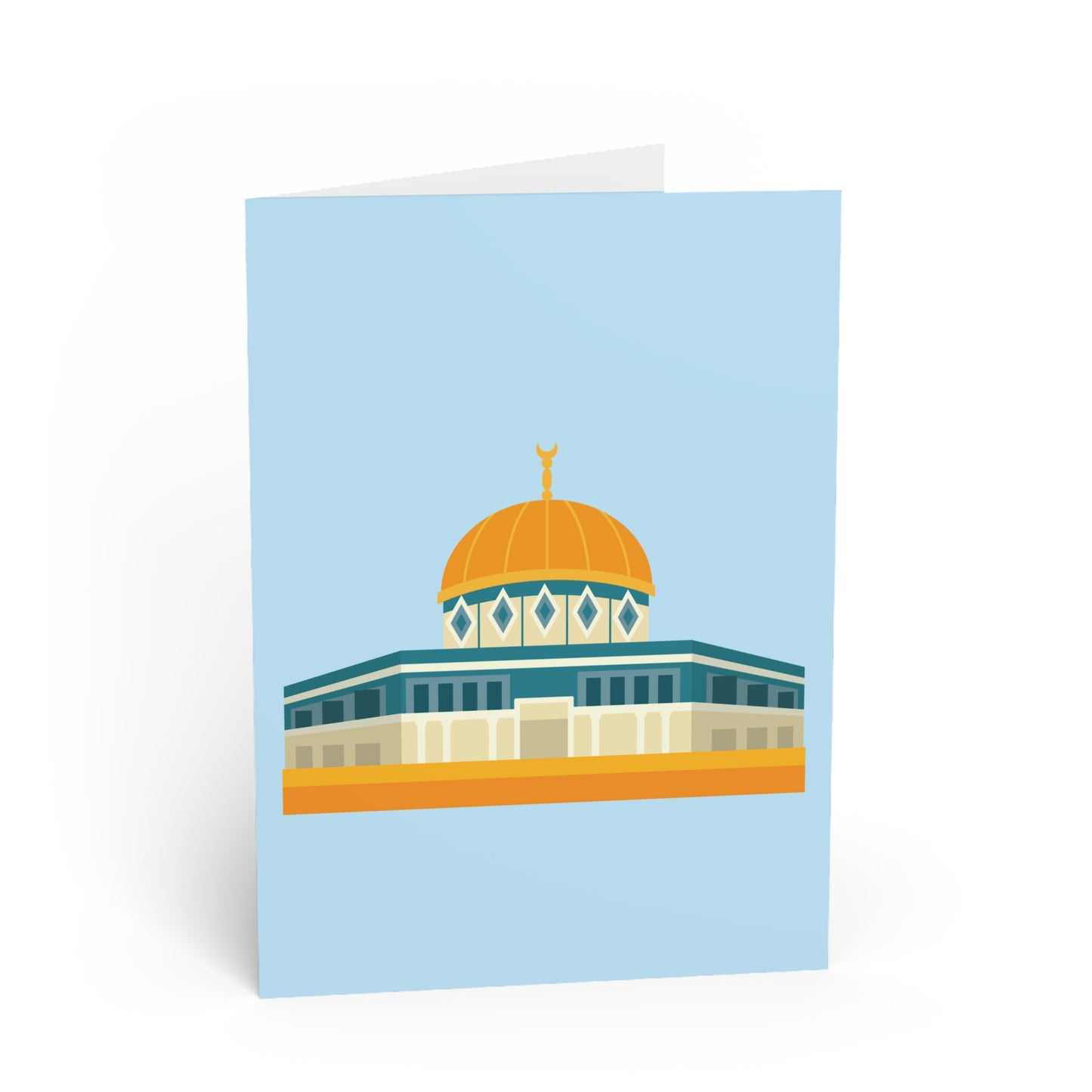 Islamische Grußkarte al-Aqsa in Jerusalem Modern