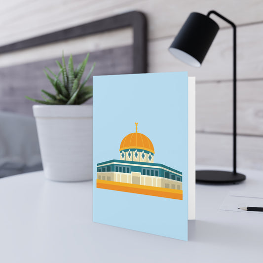 Islamische Grußkarte al-Aqsa in Jerusalem Modern