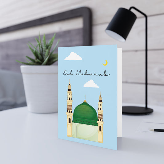 Islamische Grußkarte an-Nabawi in Madina Modern Eid