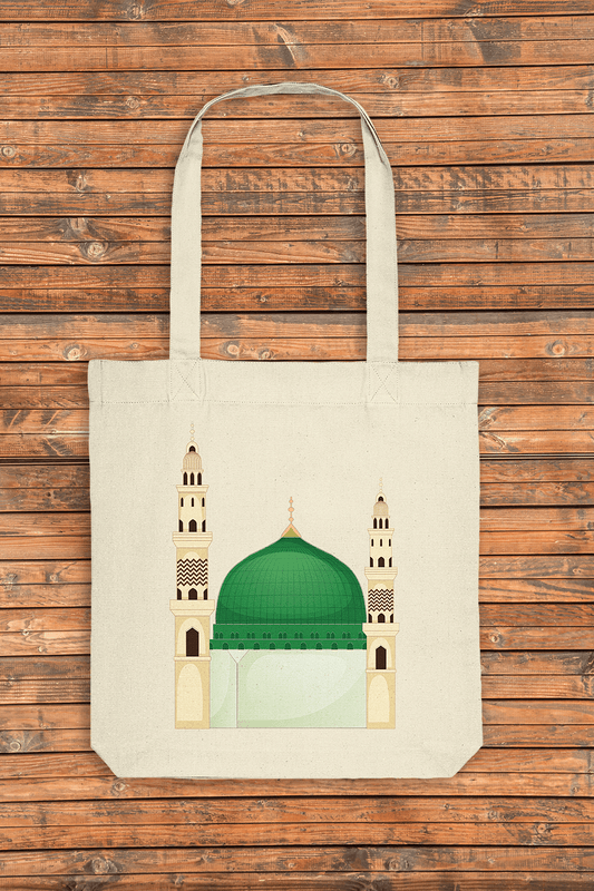Jute Beutel Masjid an-Nabawi in Madina Modern Style Groß