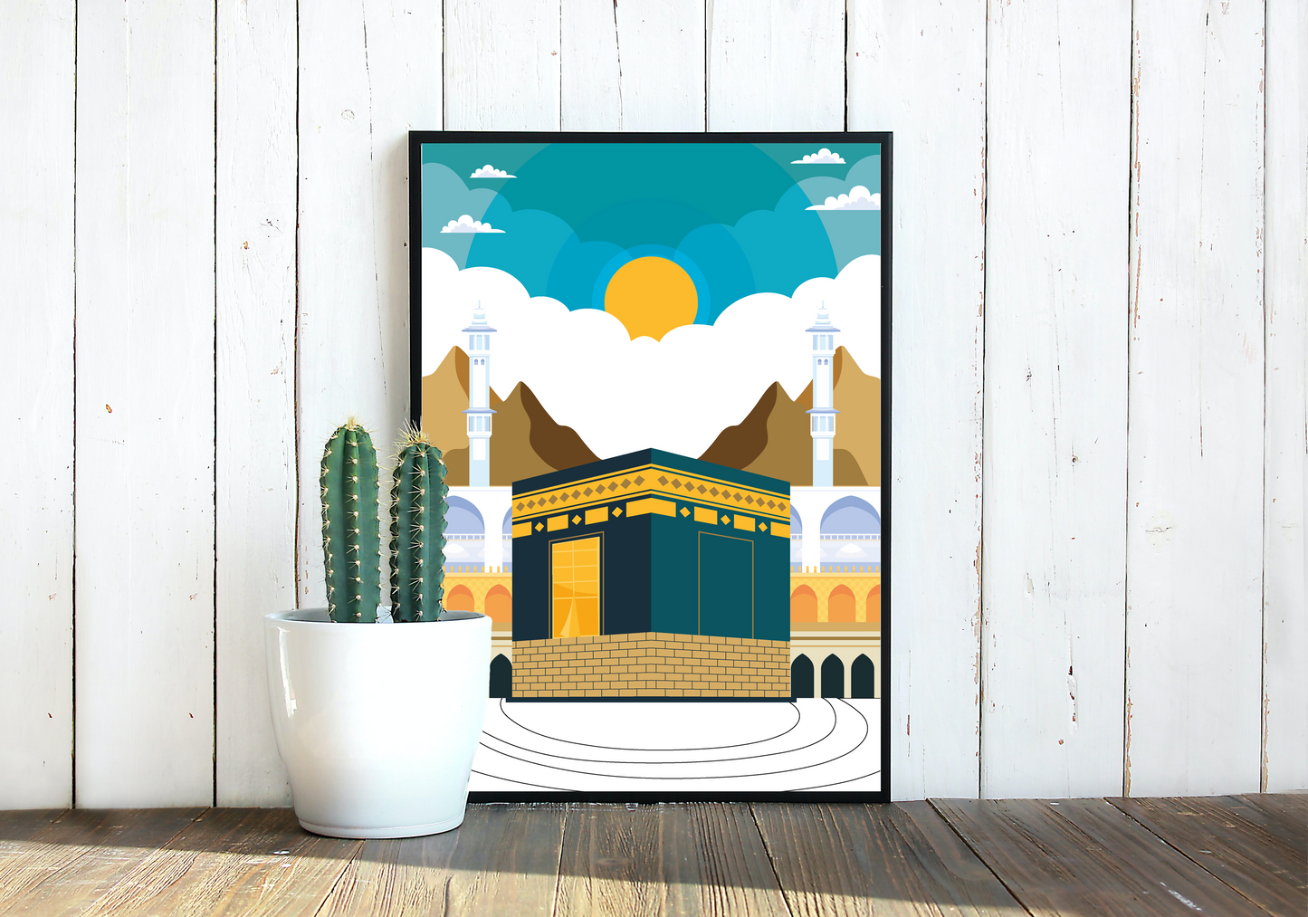 Poster al-Haram Moschee/ Kaaba in Makkah Modern